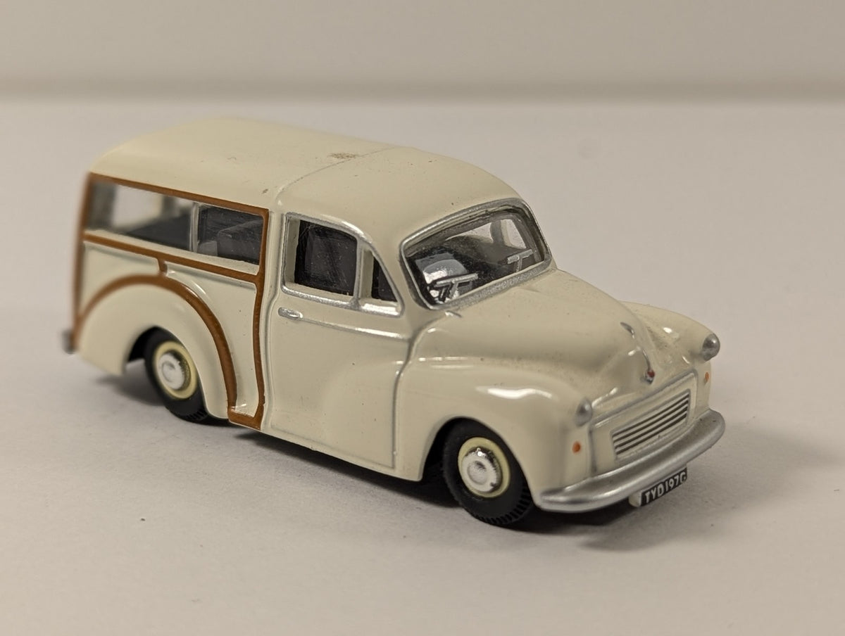 Oxford Diecast 1:76 Morris Minor 1000 Traveller Road Vehicle TYD 197G