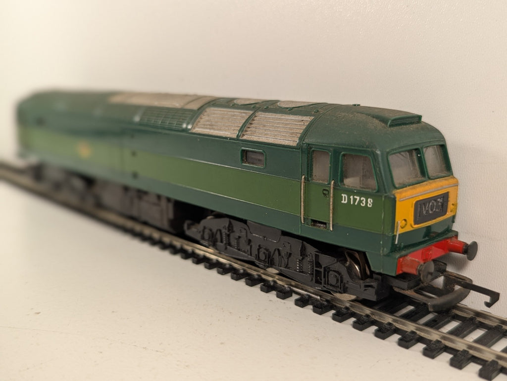 Hornby OO Gauge BR Class 47 Diesel Locomotive D1738 BR Two-Tone Green