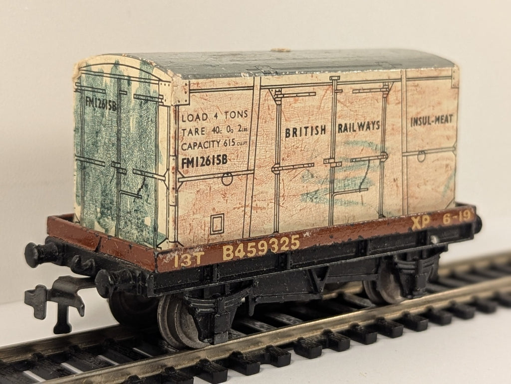 Hornby Dublo 4648 Insul-Meat Container Wagon OO Gauge Boxed