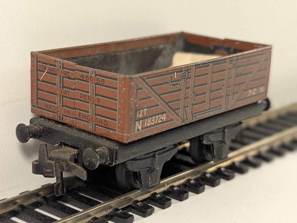 Trix Twin Railway OO Gauge 12T Open Wagon Goods Wagon N 183724 LNER Brown