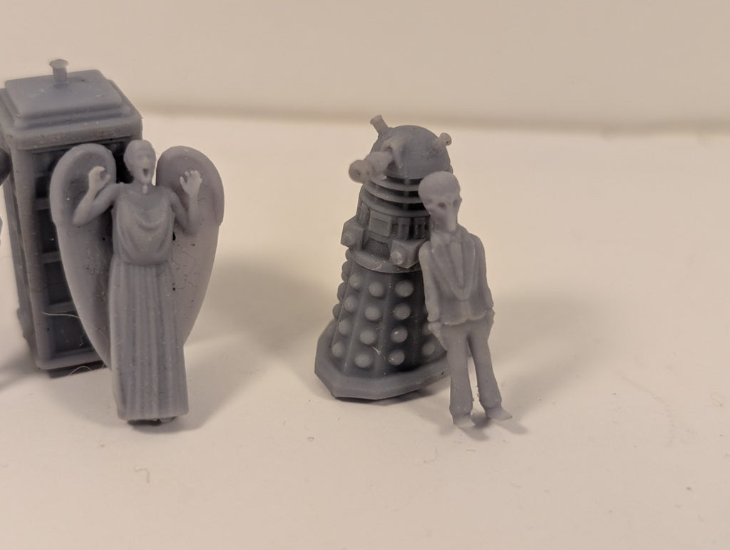 Doctor Who Unpainted Resin Characters OO Gauge