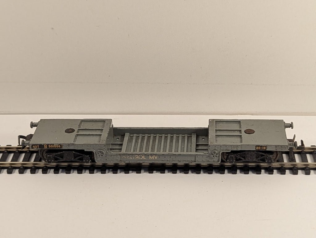Hornby Dublo 4685 OO Gauge BR Grey 40t Weltrol MV Wagon B901006
