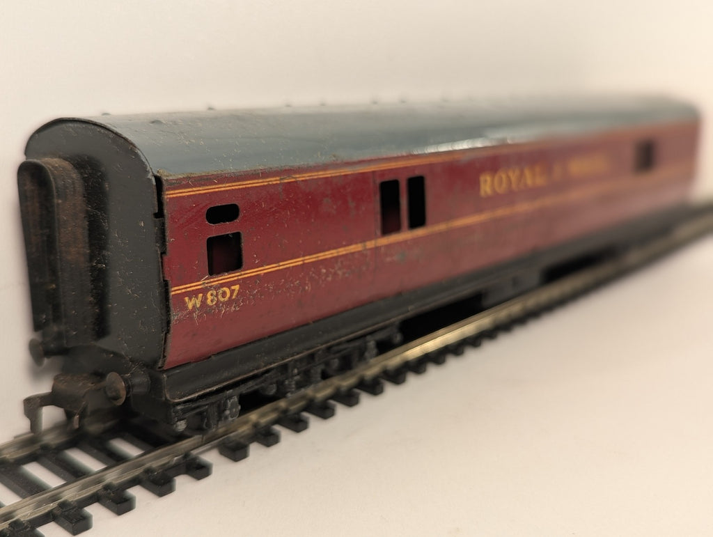Hornby Dublo OO Gauge TPO Royal Mail Van Passenger Coach W807 BR Maroon 32098