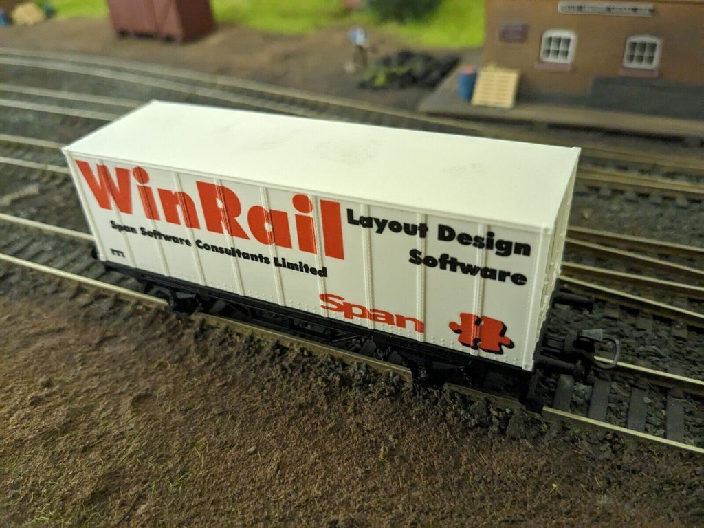 MärklinM0001 HOGauge ContainerWagon "WinRail LayoutDesign Software" 1:87 - Boxed