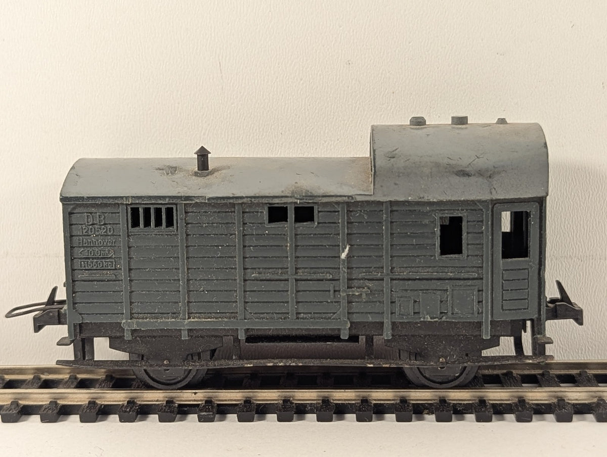 Fleischmann HO Gauge DB Güterzuggepäckwagen Pwg Brake Van 120520 DB Green 1405