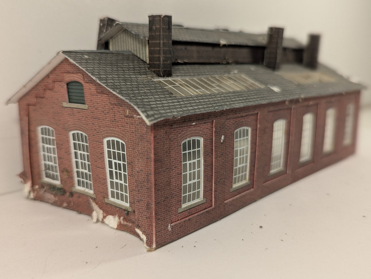 Metcalfe Models N Gauge Double Track Engine Shed Building Red Brick PO223