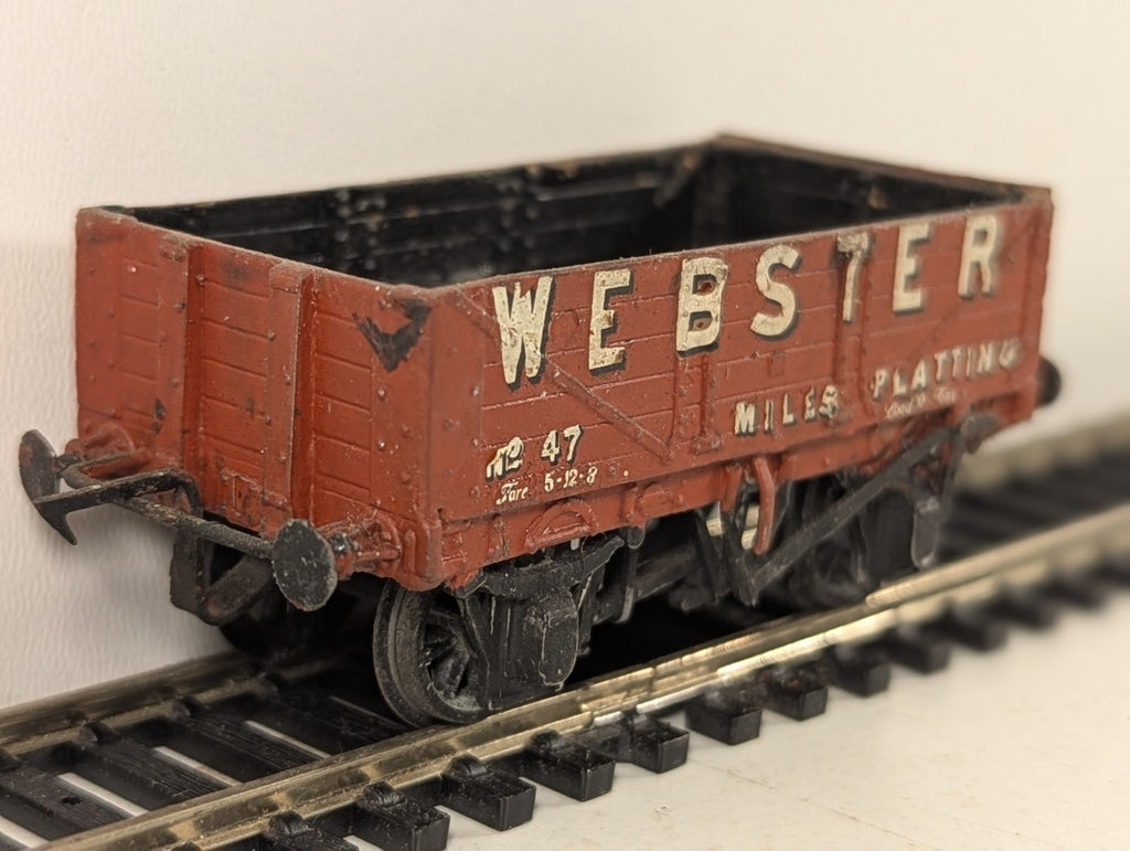 Kitbuilt OO Gauge 7-Plank Open Wagon Goods Wagon 47 Webster