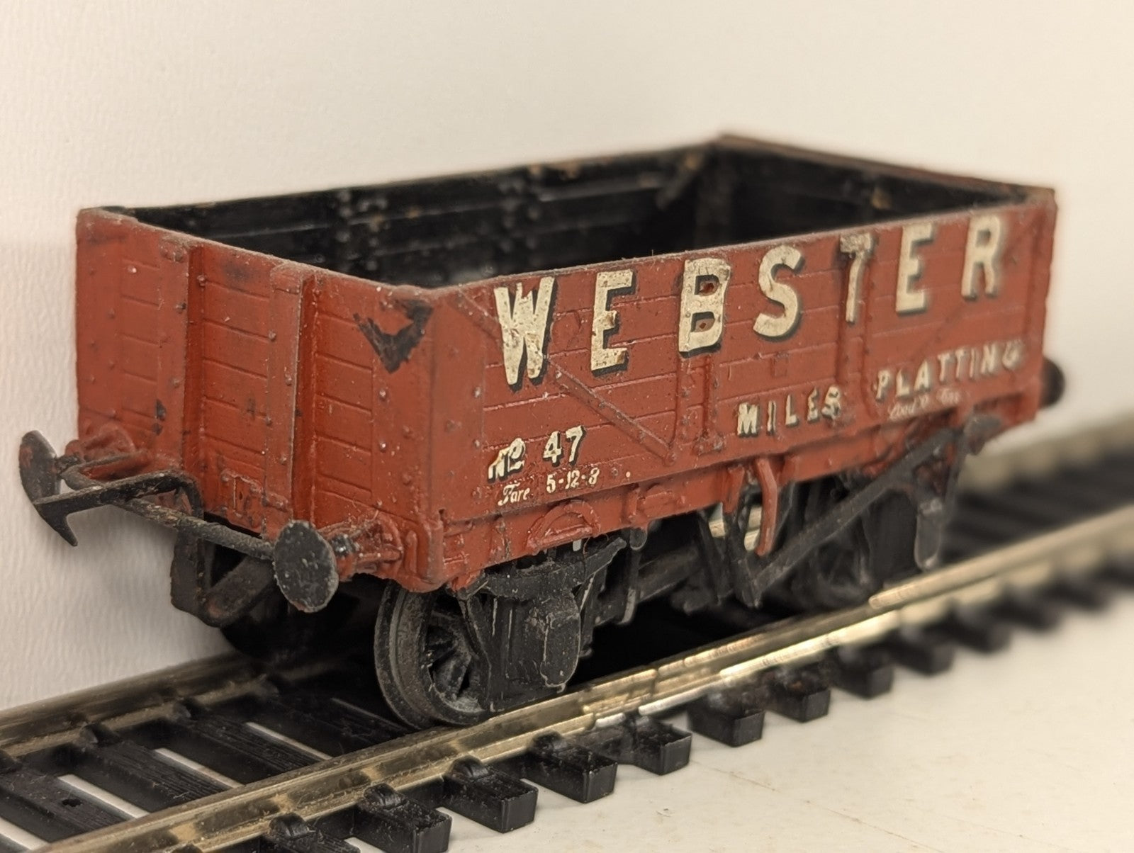 Kitbuilt OO Gauge 7-Plank Open Wagon Goods Wagon 47 Webster