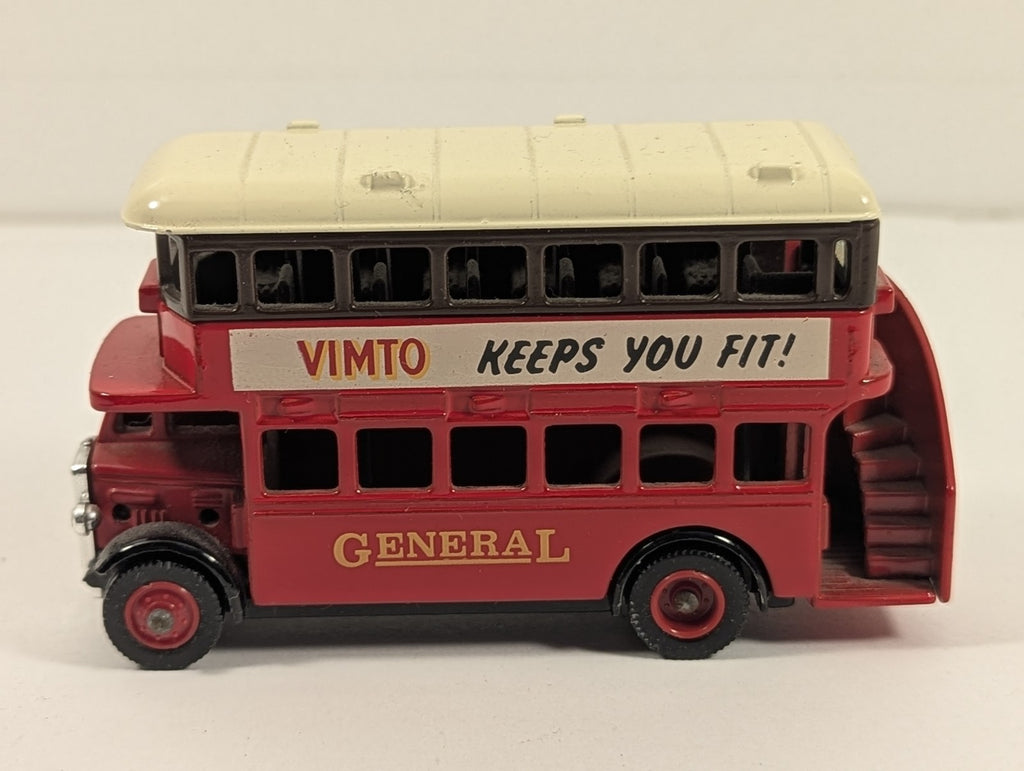 Lledo 1920 B-Type Double Decker Bus Die-cast Model Bus
