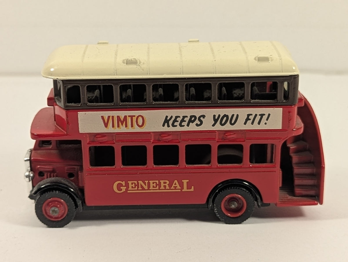Lledo 1920 B-Type Double Decker Bus Die-cast Model Bus