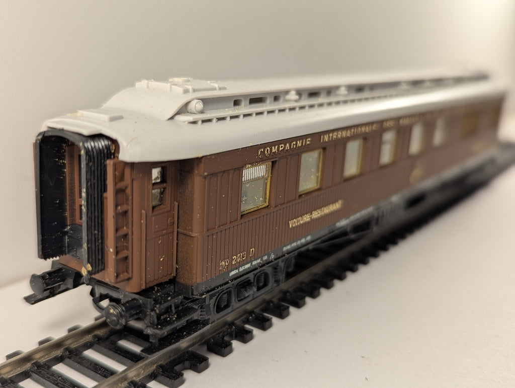 Liliput HO Gauge CIWL Voiture-Restaurant Dining Car Passenger Coach 2419 D