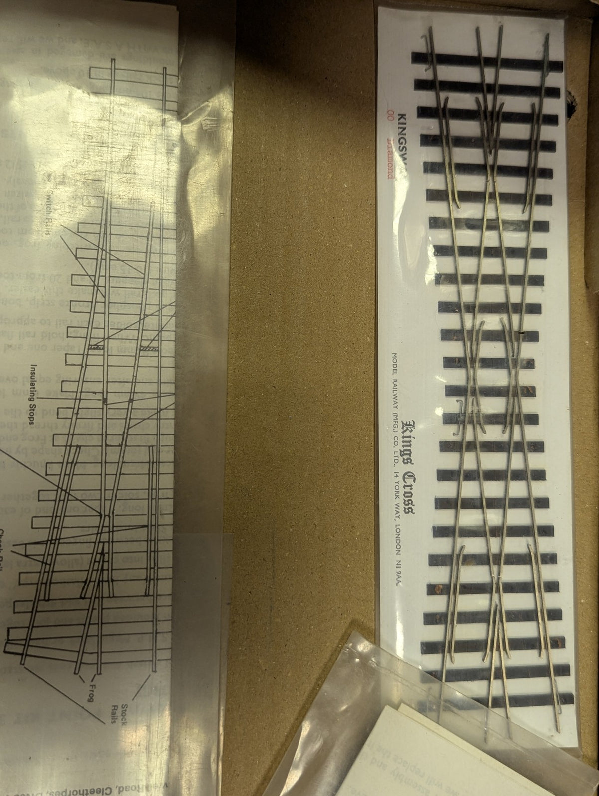 Mixed OO Gauge Mixed Point Kits, Track & Double Slip Components