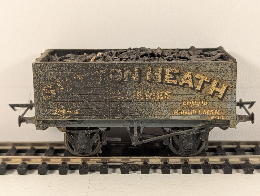 Kitbuilt OO Gauge Sutton Heath Collieries 7-Plank Private Owner Coal Wagon