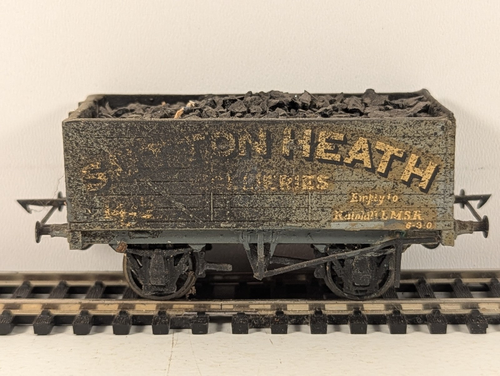 Kitbuilt OO Gauge Sutton Heath Collieries 7-Plank Private Owner Coal Wagon