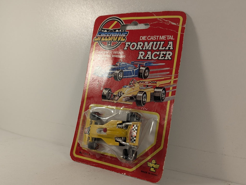 Speedrive Formula Racer Die-cast Model Car 6 Yellow 1201-4