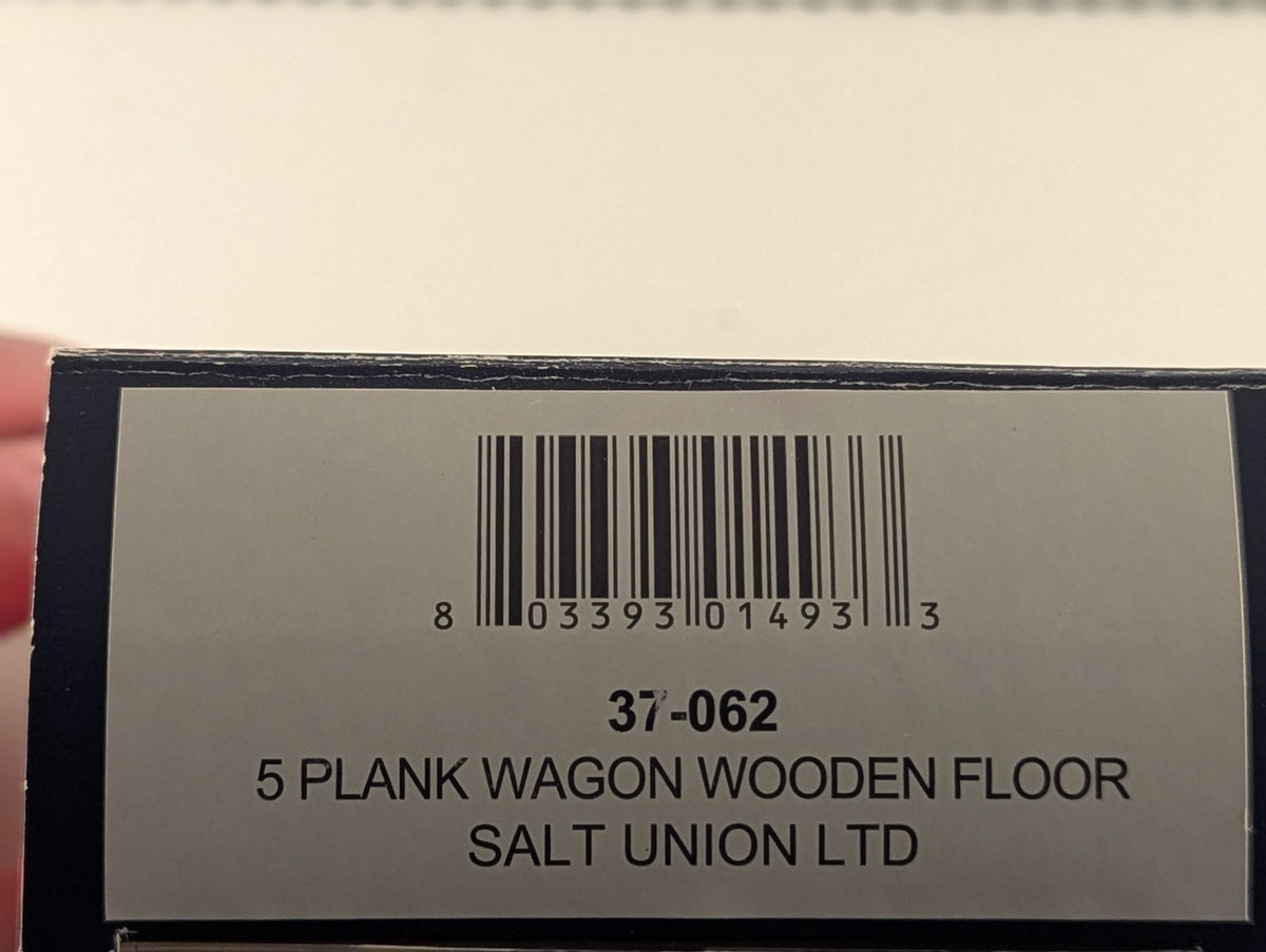 Bachmann Branchline 37-062 OO Gauge 5 Plank Wagon Salt Union Ltd