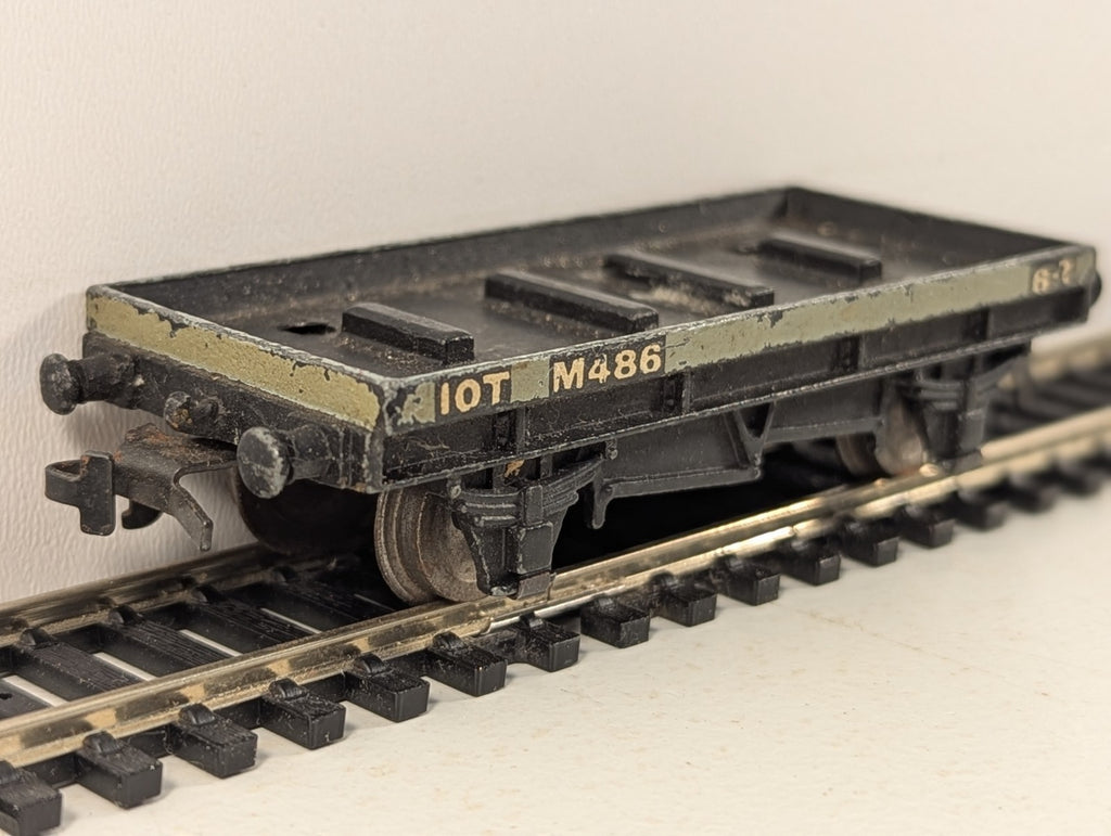 Hornby Dublo OO Gauge Low Sided Wagon Goods Wagon M486 BR Grey D1