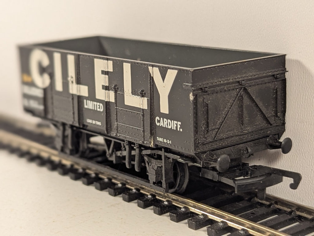 Bachmann OO Gauge 20 Ton Steel Mineral Wagon Cilely Collieries Good