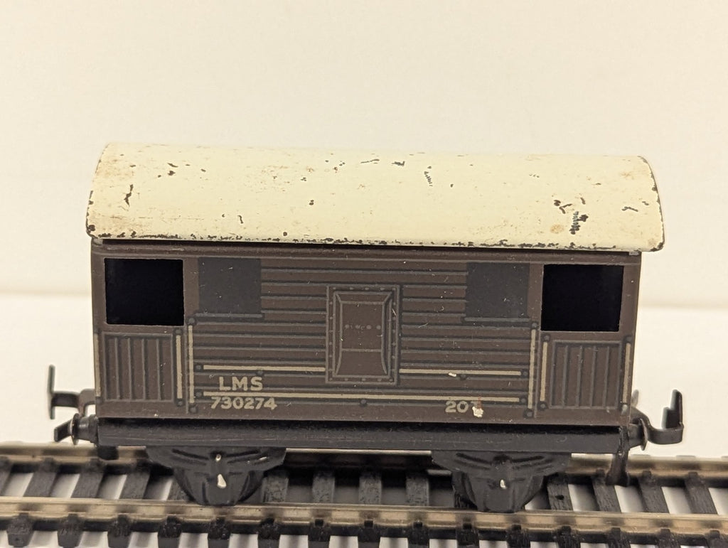 Trix OO Gauge LMS Goods Brake Van - Chipped Paint