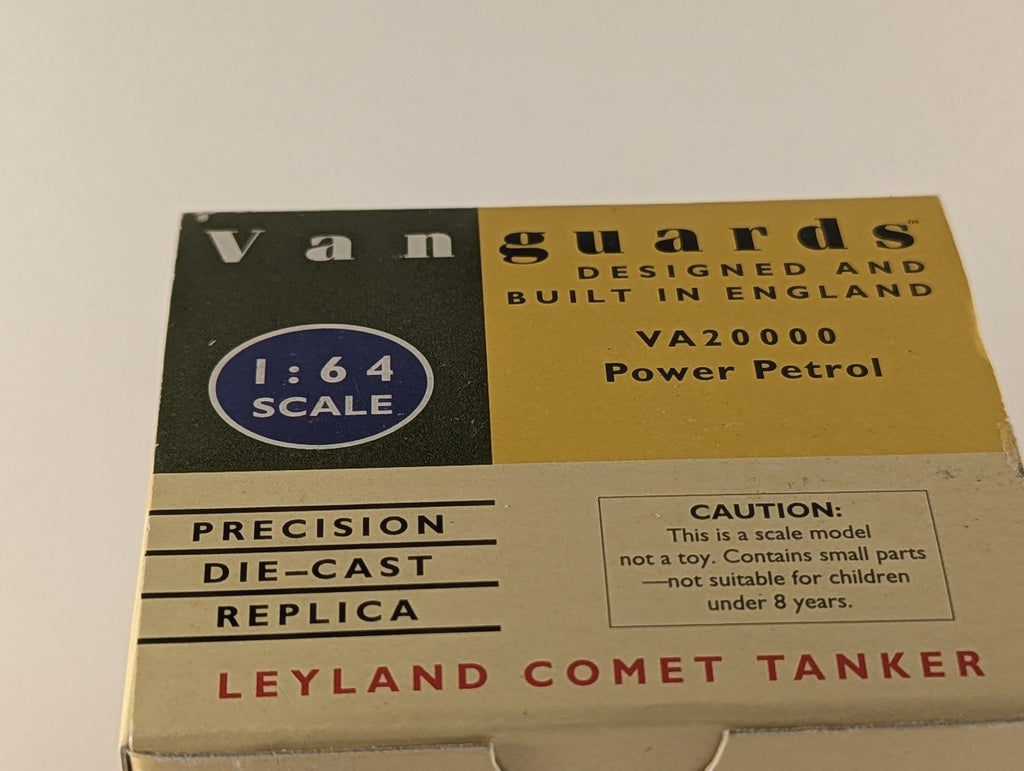 Vanguards 1:64 Leyland Comet Tanker Die-cast Model Vehicle 435 Power Petroleum