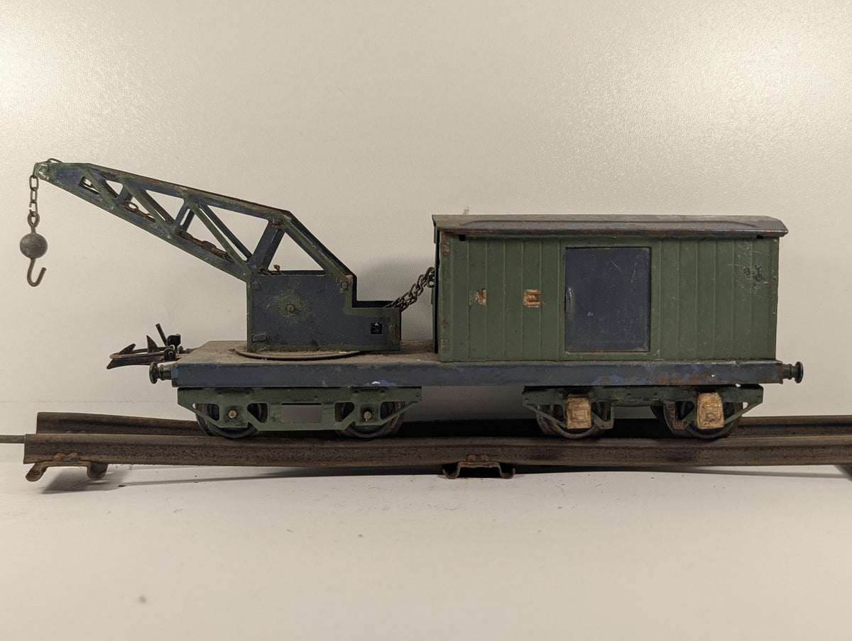 Hornby Series O Gauge No. 2 Breakdown Crane Wagon NE Green