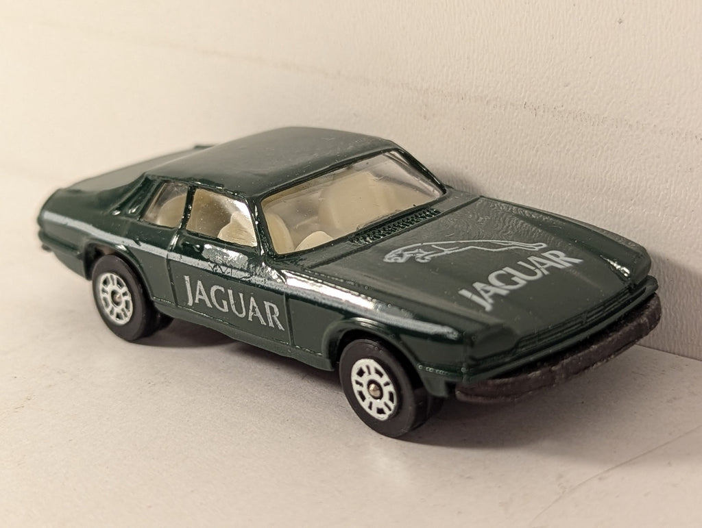 Corgi Jaguar Track Car Die-cast Model Green with white Jaguar graphics