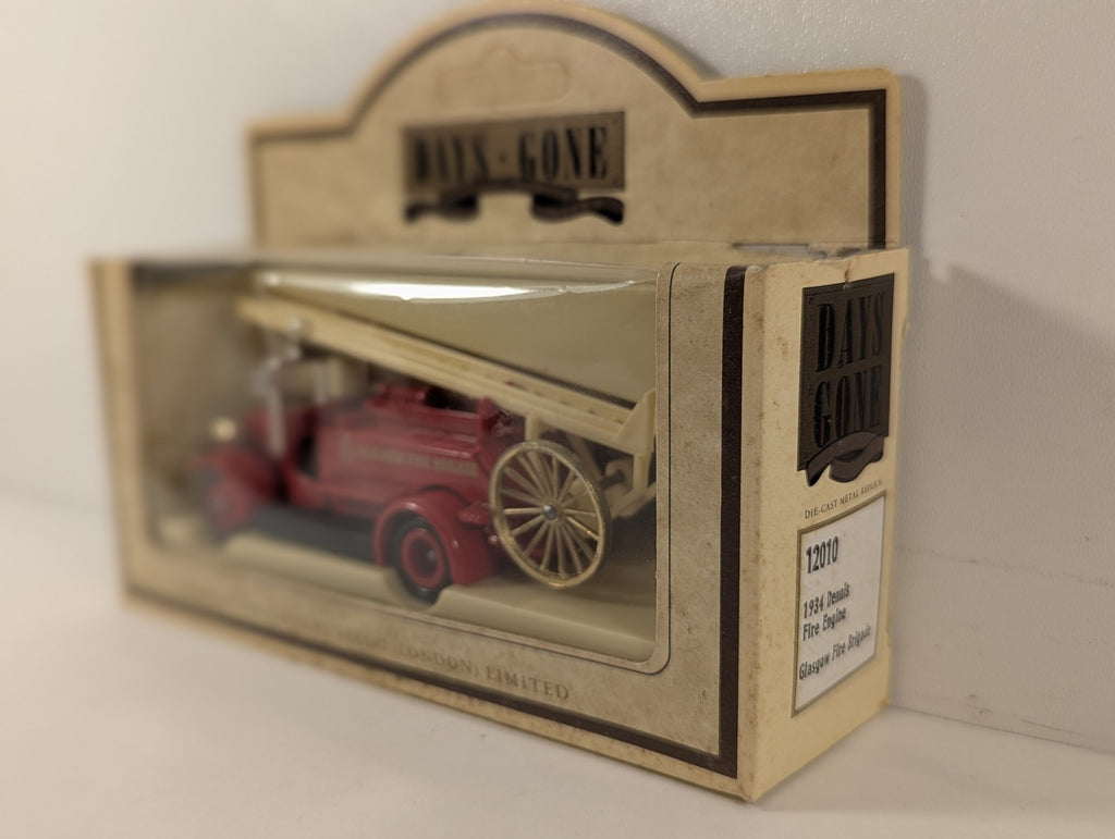 Lledo 1934 Dennis Fire Engine Die-cast Model Vehicle Glasgow Fire Brigade 12010