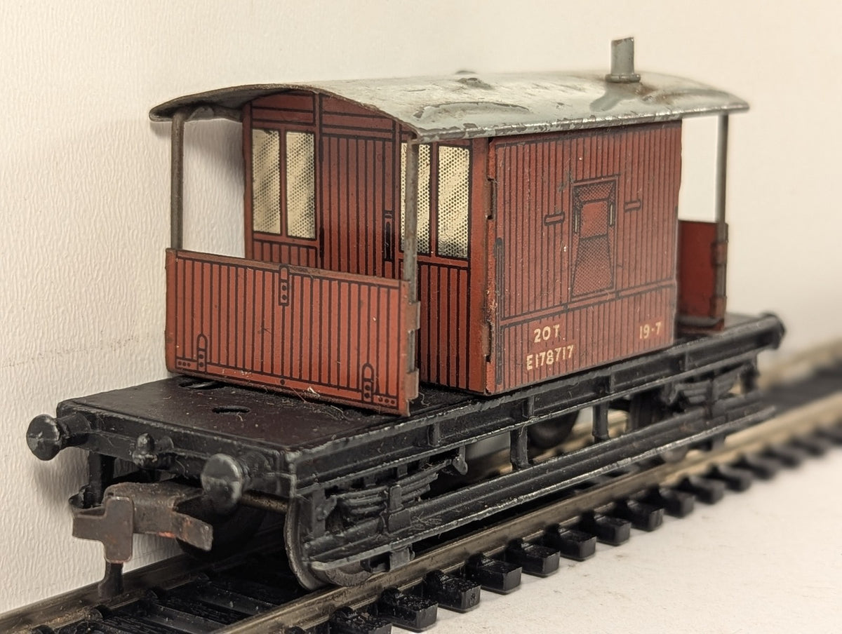 Hornby Dublo OO Gauge BR 20-Ton Goods Brake Van Goods Wagon E178717 BR Bauxite