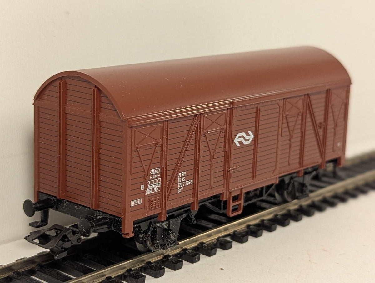 Märklin HO Scale Type Gs Covered Wagon Goods Wagon 120 2 226-9 NS Brown 4406