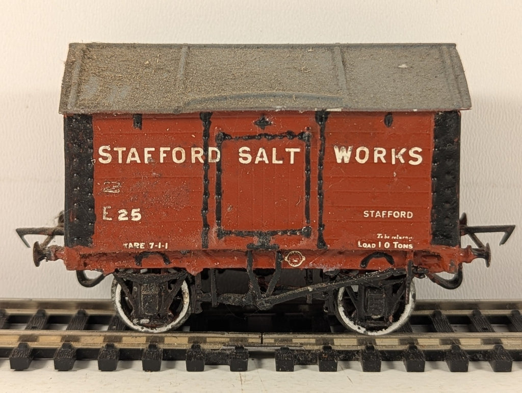 Kitbuilt Stafford Salt Works 10 Ton Salt Van Goods Wagon E 25