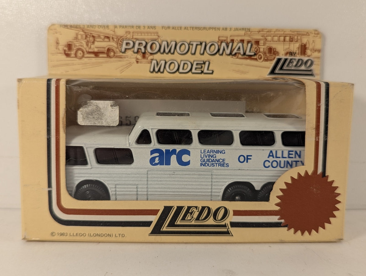 Lledo GM Scenicruiser Bus Die-cast Model Bus arc of Allen County