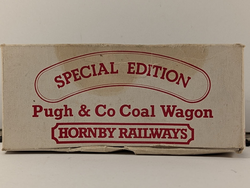 Hornby OO Gauge Pugh & Co Coal Wagon Goods Wagon 380 Pugh & Co Red R010