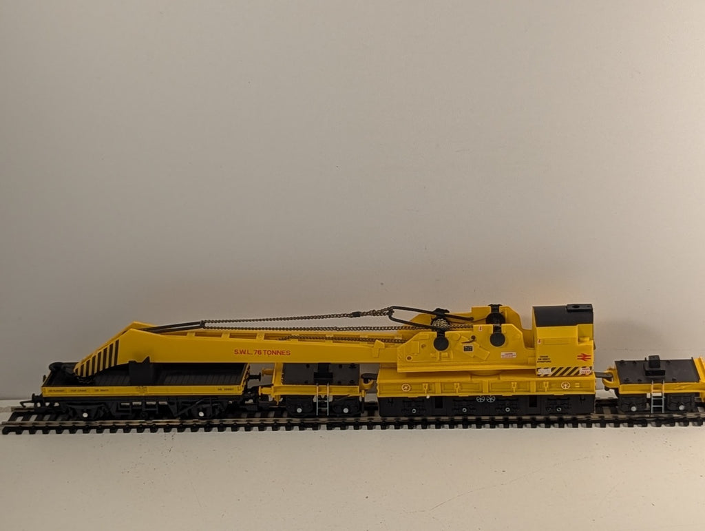 Hornby OO Gauge R749 BR Yellow 75 Ton Operating Breakdown Crane DB966111