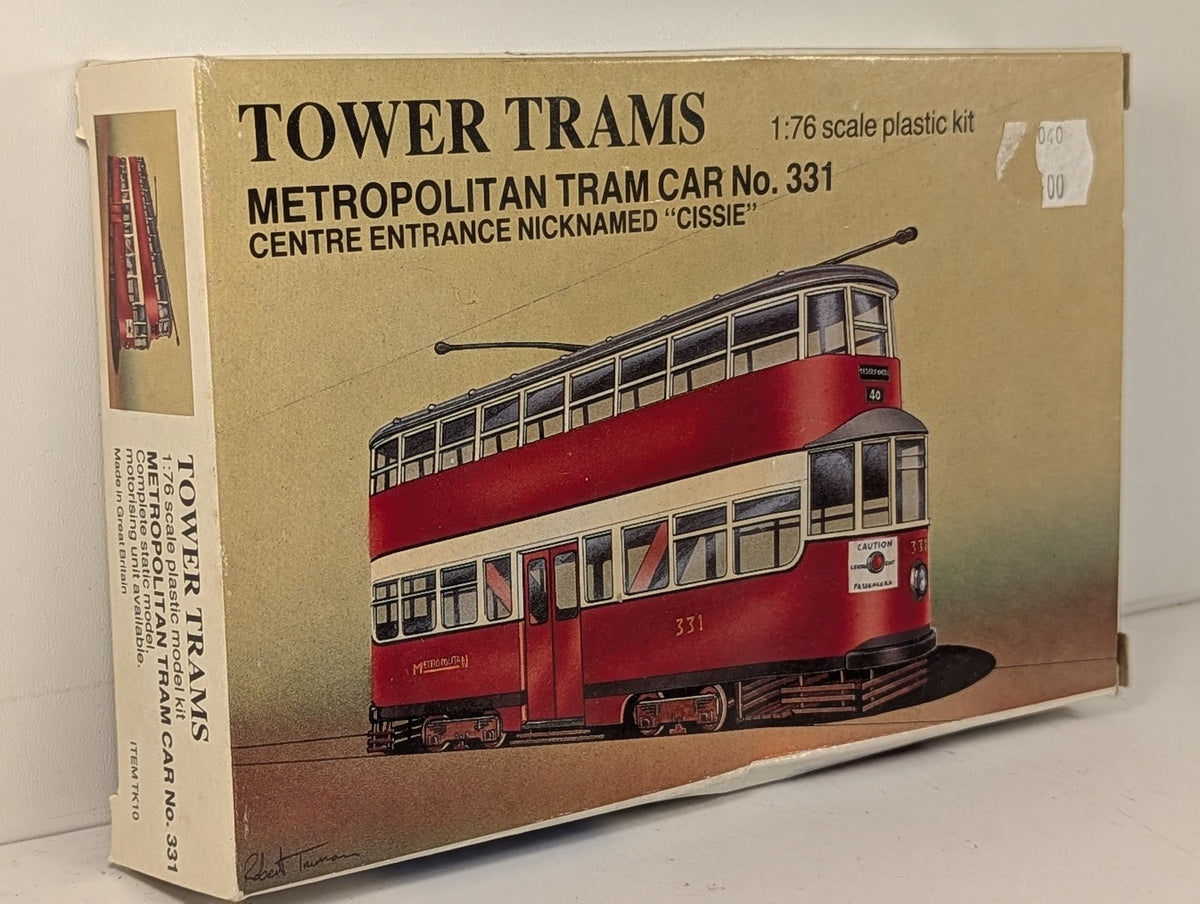 Tower Trams 1:76 Metropolitan Tram Car No. 331 Centre Entrance 'Cissie'