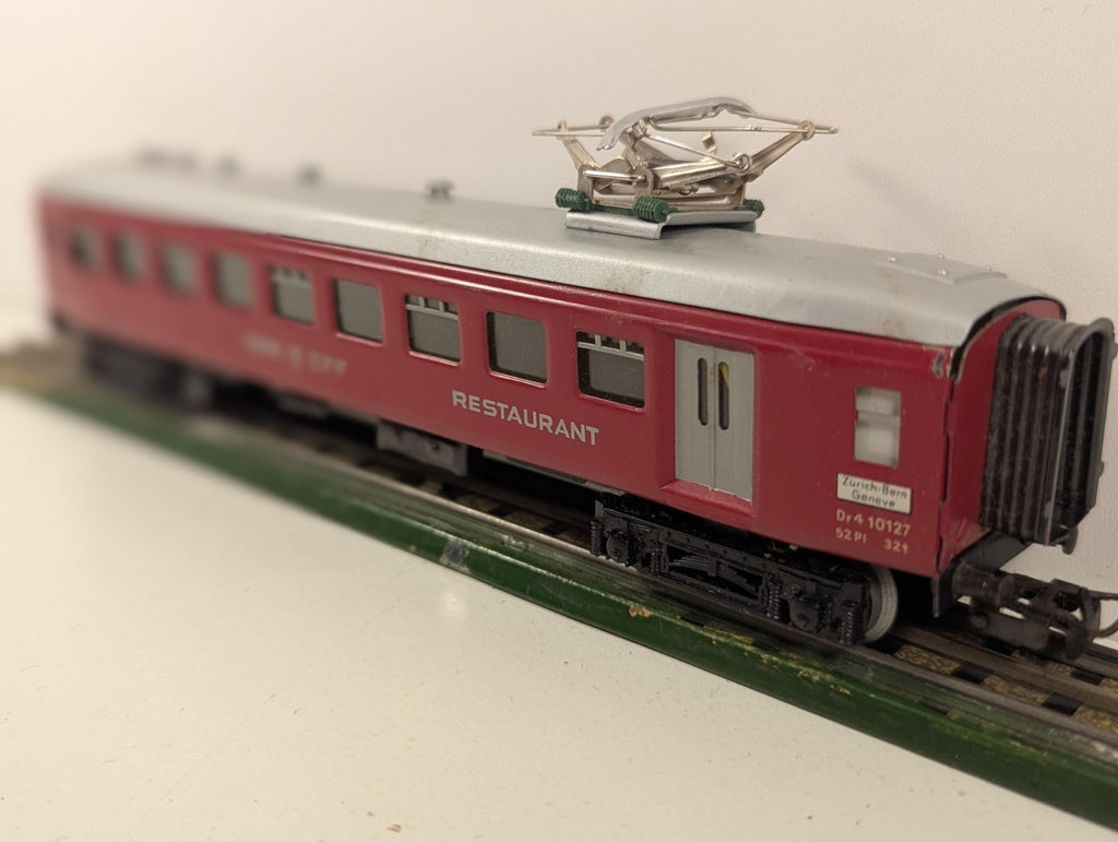Märklin 4035 HO Gauge SBB Restaurant Coach – Working Lights