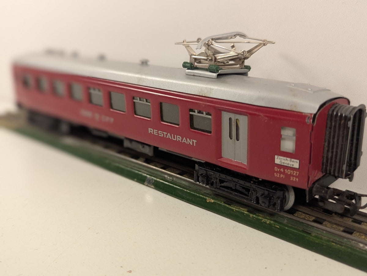 Märklin 4035 HO Gauge SBB Restaurant Coach – Working Lights