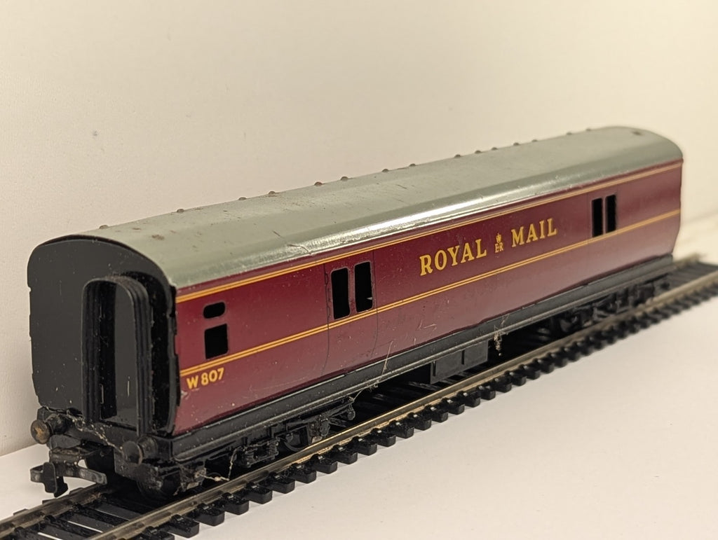 Hornby Dublo 4021 BR Maroon Royal Mail TPO Mail Van W807