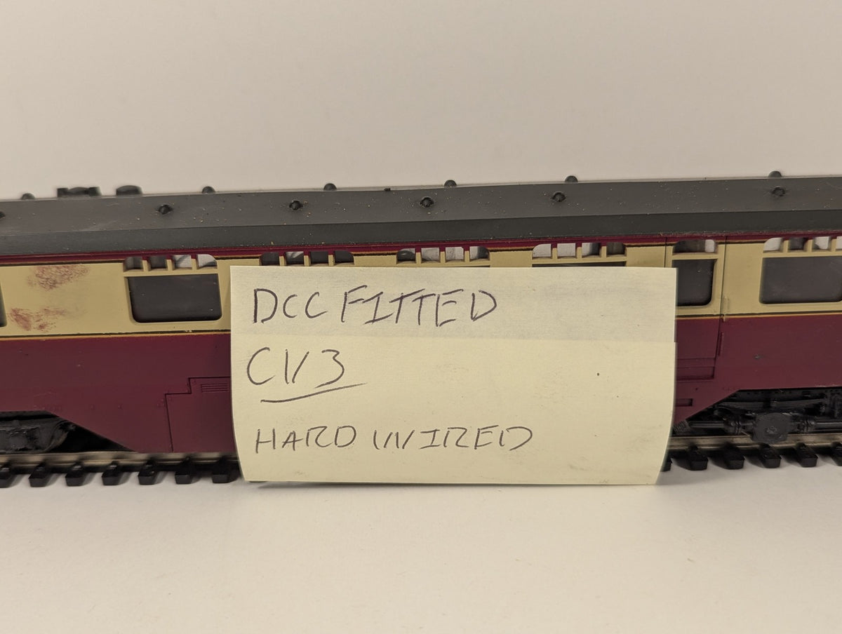 Lima OO Gauge GWR Streamlined Diesel Railcar W22 BR Crimson & Cream