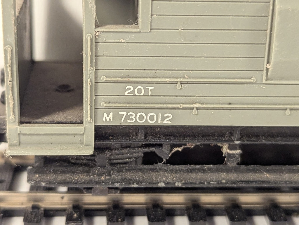 Hornby Dublo OO Gauge LMR 20-Ton Goods Brake Van Goods Wagon M730012 BR LMR Grey