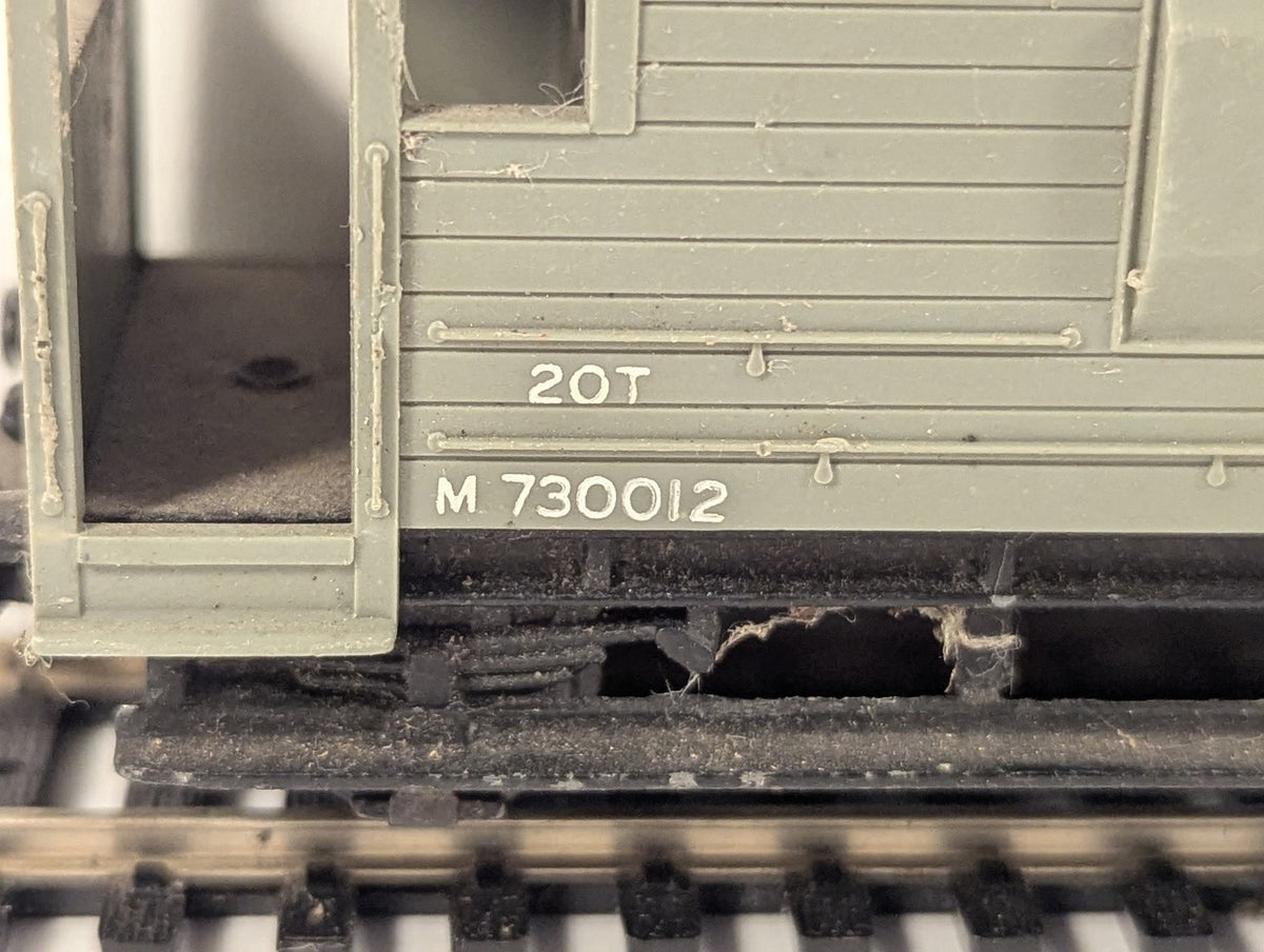 Hornby Dublo OO Gauge LMR 20-Ton Goods Brake Van Goods Wagon M730012 BR LMR Grey