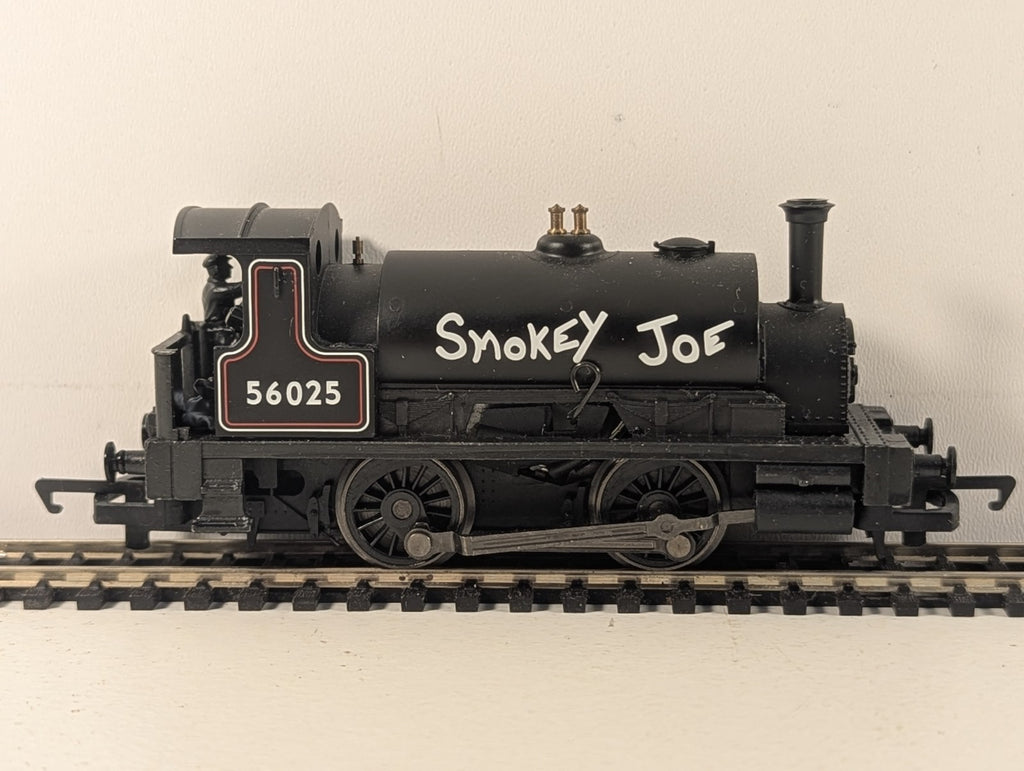 Hornby OO Gauge Class 0F "Smokey Joe" Steam Locomotive 56025 BR Black - Boxed