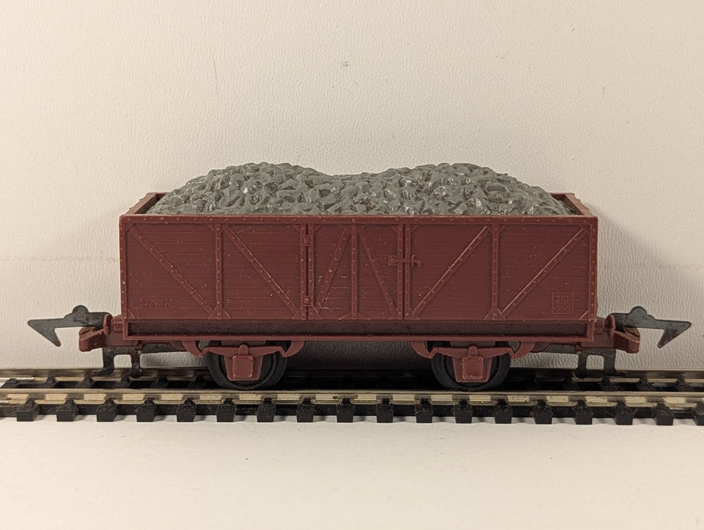 Jouef HO Gauge SNCF 2-Axle Open Wagon with Coal Load SNCF Brown