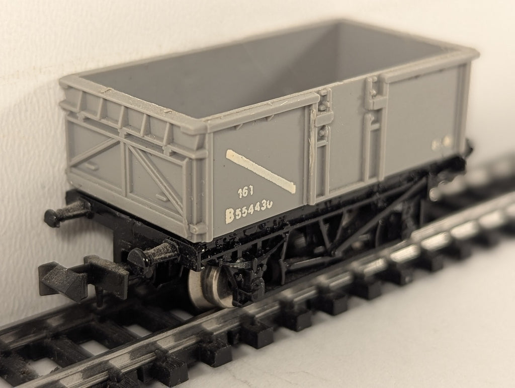 Lima N Gauge 16 Ton Mineral Wagon Goods Wagon B554430 BR Grey
