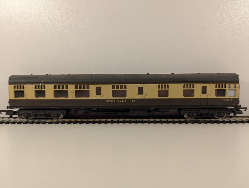 Lima OO Gauge Restaurant Car Passenger Coach W24760 BR Chocolate and Cream