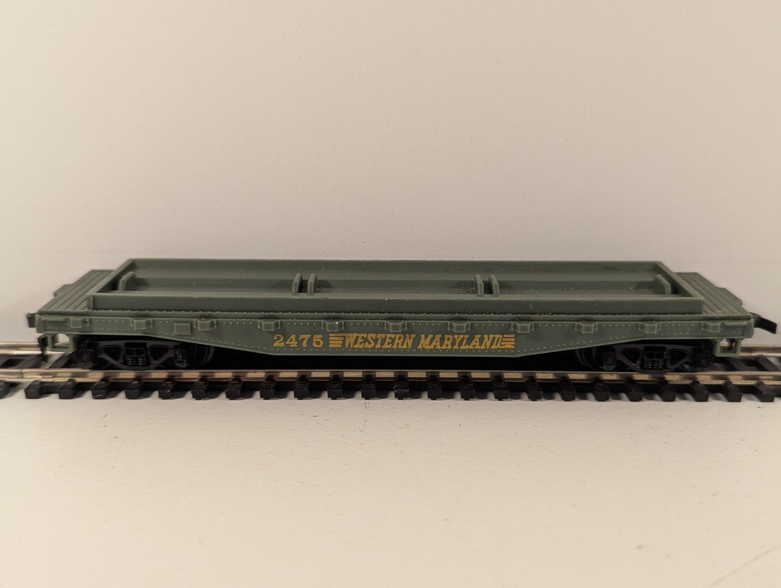 Tyco HO Gauge Western Maryland Flatbed Wagon