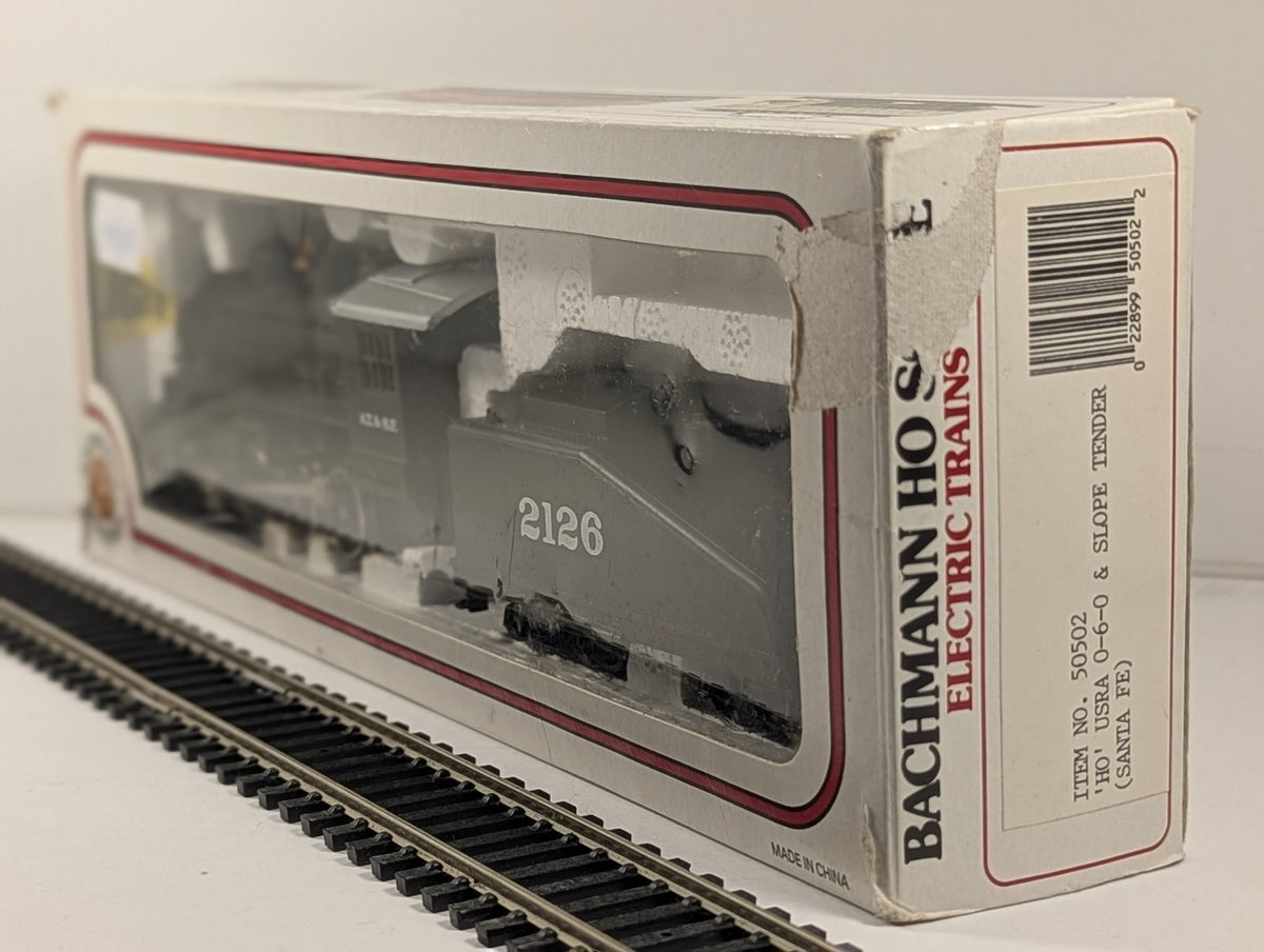 Bachmann HO Gauge USRA 0-6-0 & Slope Tender (Santa Fe) Locomotive 2126