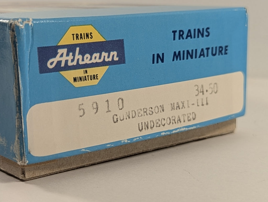Athearn HO Scale Gunderson Maxi-III Five-Platform Freight Wagon Undecorated 5910