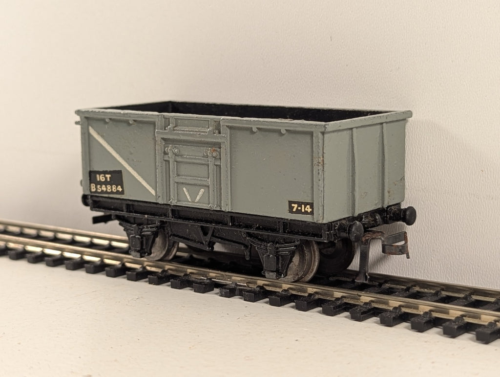Hornby Dublo 32056 OO Gauge Grey BR D2 16 Ton Mineral Wagon - Boxed