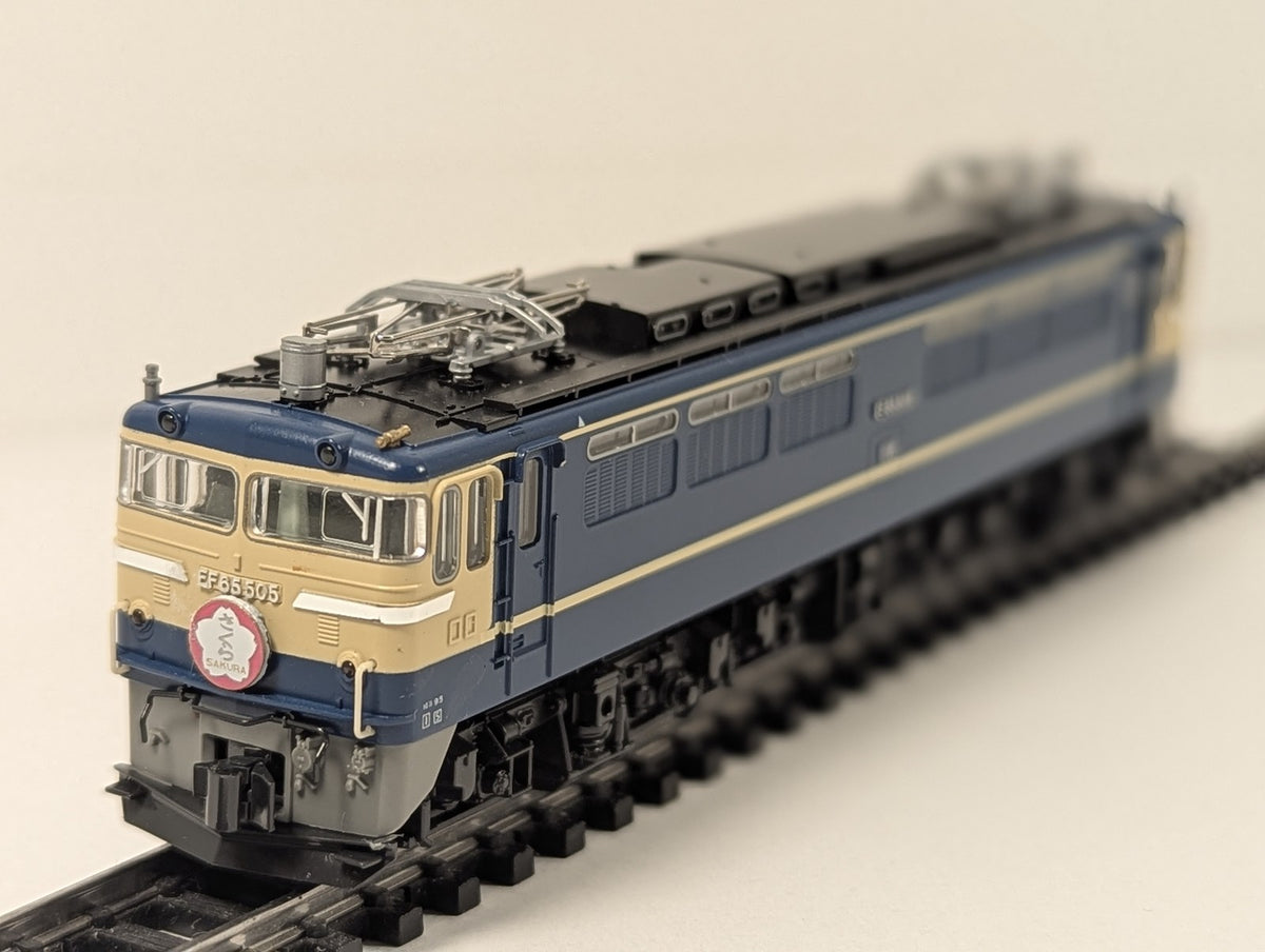 Kato N Gauge JNR Class EF65-500 Electric Locomotive EF65 505 JNR Blue & Cream