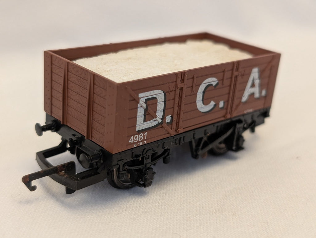 Hornby 7 Plank Open Wagon Goods Wagon 4981 D.C.A.